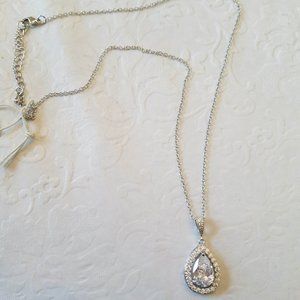 Teardrop Bridal Necklace